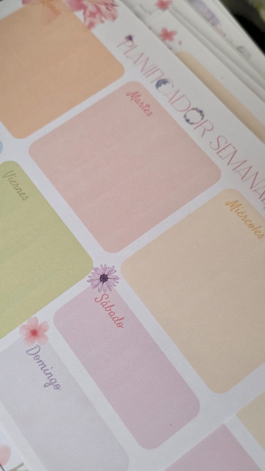 Planner semanal PERSONALIZADO