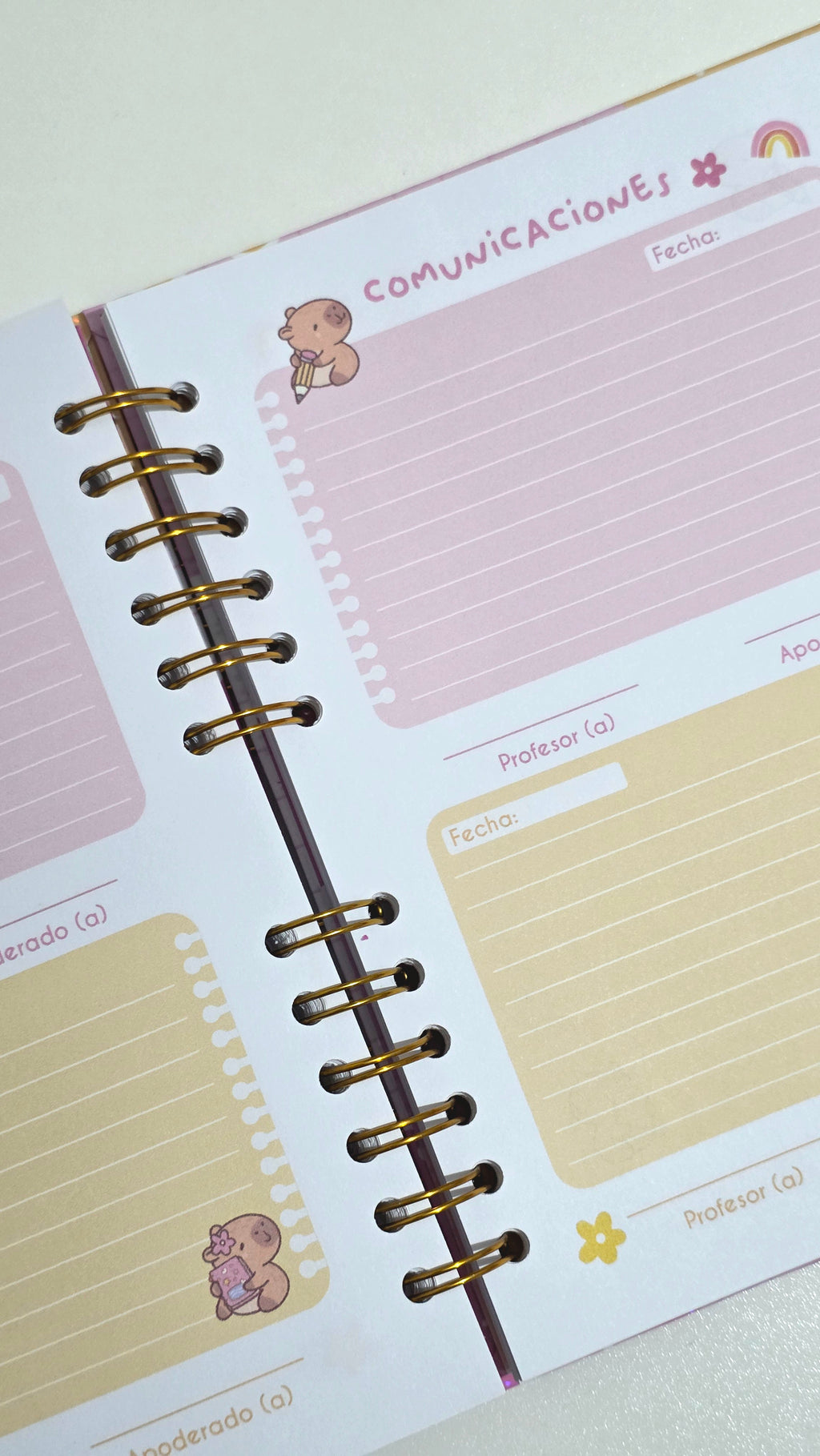 AGENDA ESCOLAR Capibara